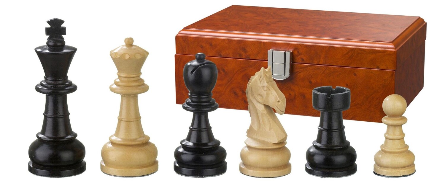 Cover: 4014156020702 | Philos 2070 - Schachfiguren Chlodewig, Königshöhe 83 mm, in Holzbox