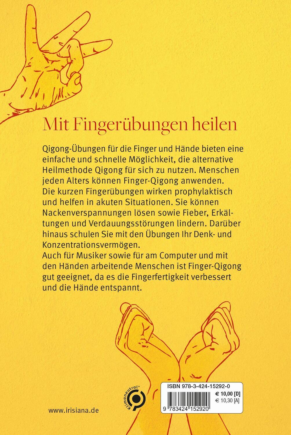 Bild: 9783424152920 | Finger-Qigong | Bernadett Gera | Taschenbuch | Deutsch | 2016