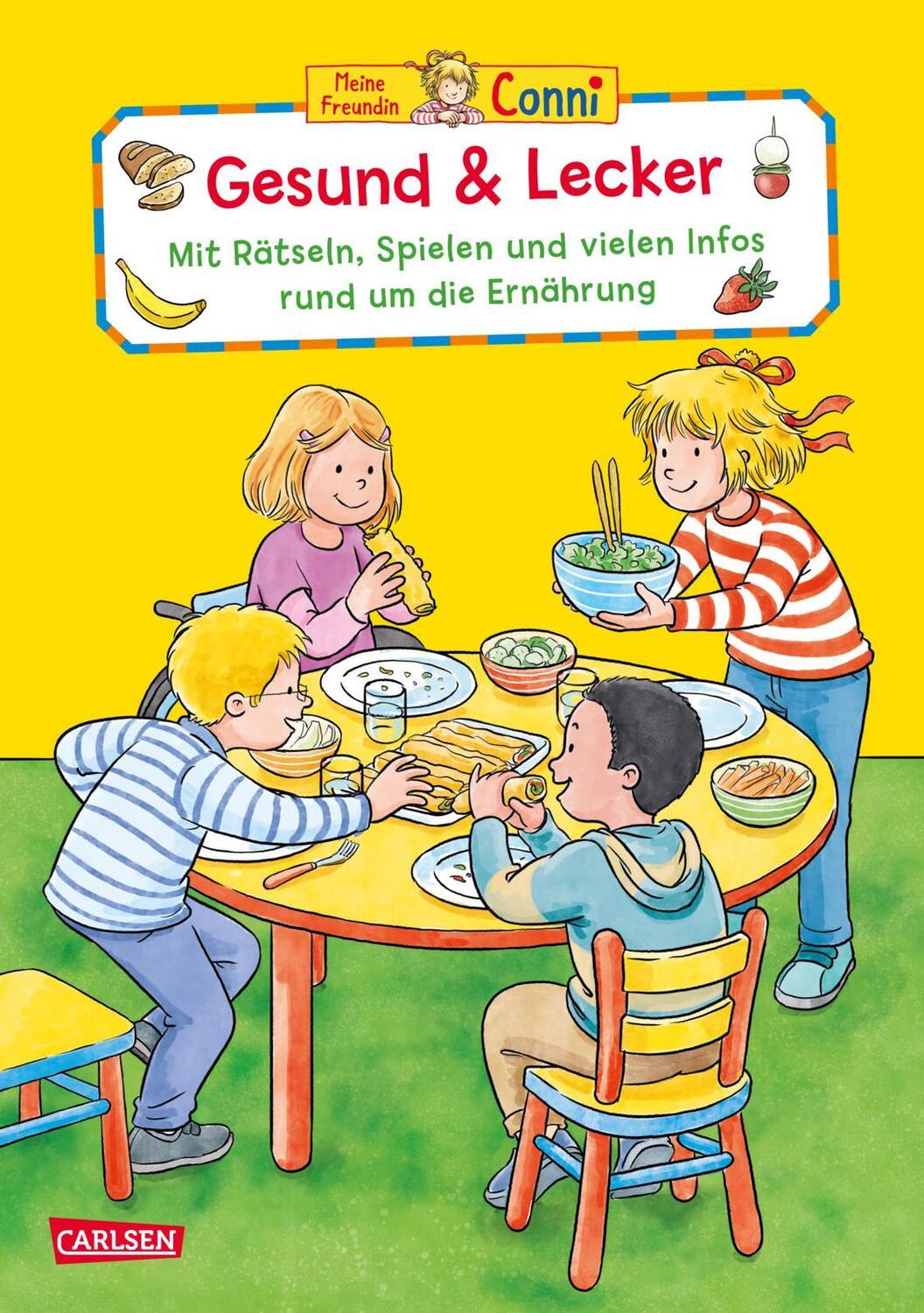 Cover: 9783551192165 | Conni Gelbe Reihe (Beschäftigungsbuch): Gesund &amp; lecker | Sörensen