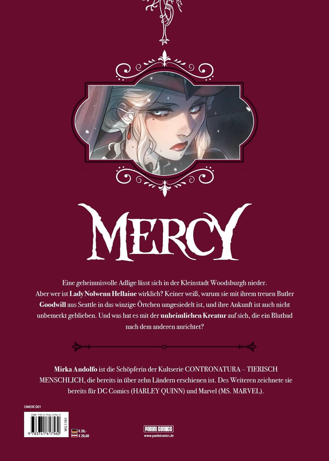 Rückseite: 9783741617560 | Mercy | Bd. 1: Die Dame, die Kälte und und der Teufel | Mirka Andolfo