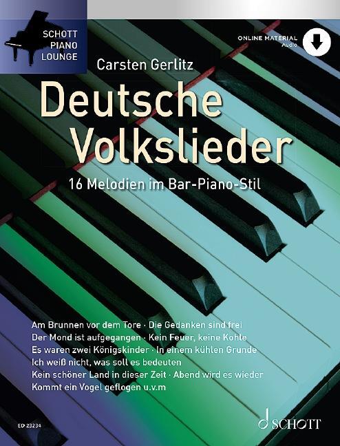 Cover: 9783795719272 | Deutsche Volkslieder | Broschüre | Schott Piano Lounge | 52 S. | 2019