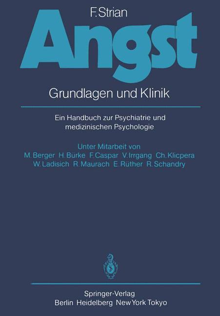 Cover: 9783642932465 | Angst | F. Strian | Taschenbuch | Paperback | xviii | Deutsch | 2012