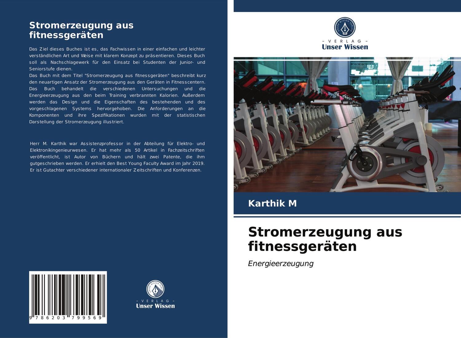 Cover: 9786203799569 | Stromerzeugung aus fitnessgeräten | Energieerzeugung | Karthik | Buch