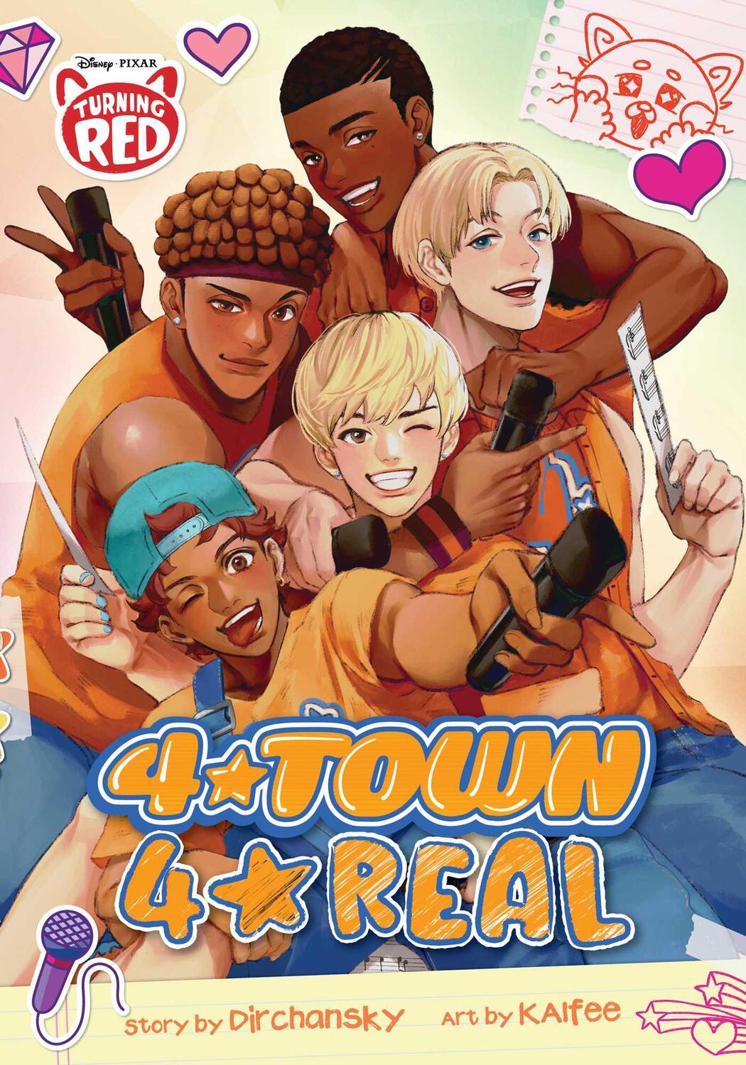 Cover: 9781974734795 | Disney and Pixar's Turning Red: 4*Town 4*Real | The Manga | Dirchansky