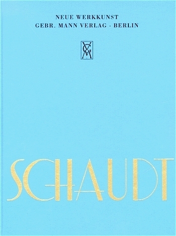Cover: 9783786118312 | Johann Emil Schaudt | Neue Werkkunst | Buch | XXXVI | Deutsch | 1995