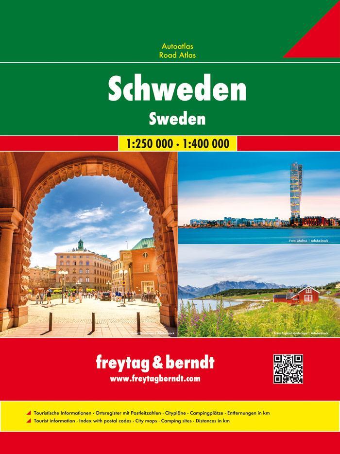 Cover: 9783707917451 | Schweden, Autoatlas 1:250.000 - 1:400.000 | Taschenbuch | Deutsch