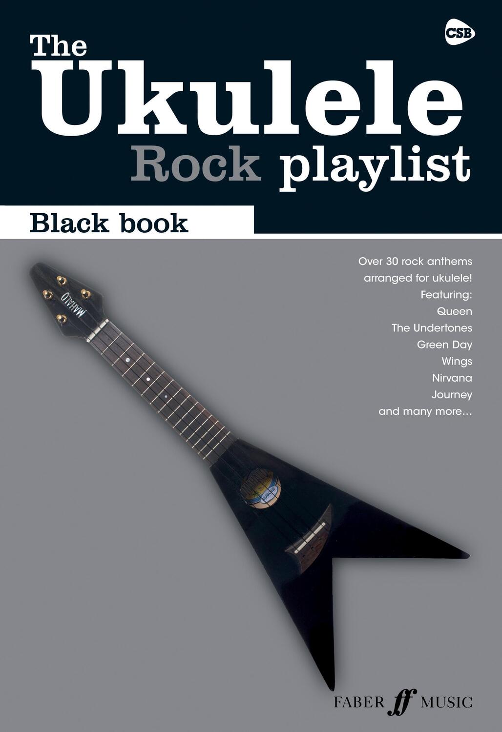 Cover: 9780571535651 | Ukulele Rock Playlist Black Book | The Ukulele Playlist | Faber Music
