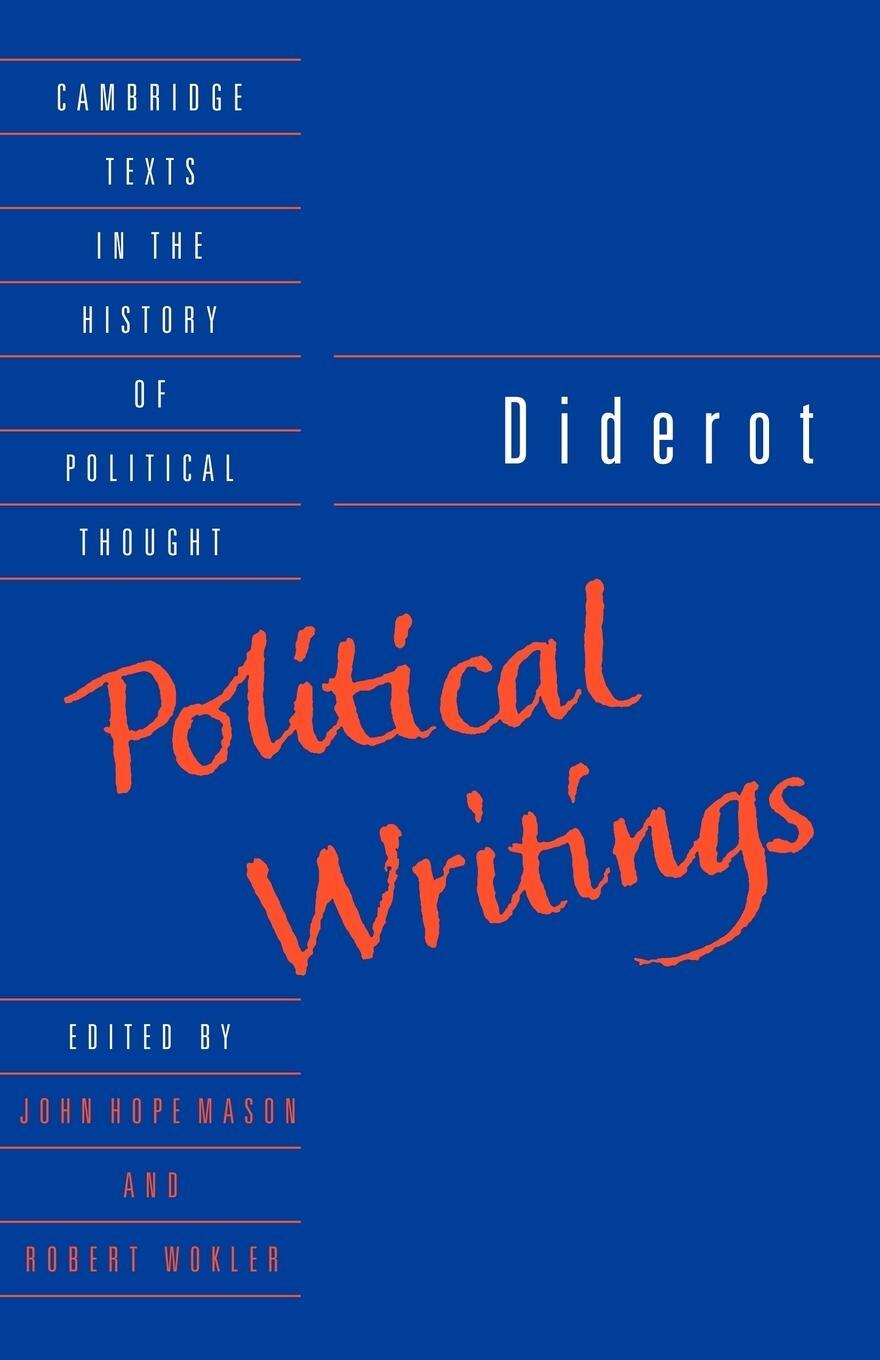 Cover: 9780521369114 | Diderot | Political Writings | Denis Diderot | Taschenbuch | Paperback