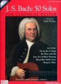 Cover: 9781575608853 | J.S. Bach - 50 Solos for Classical Guitar (Bk/Online Audio) | Buch