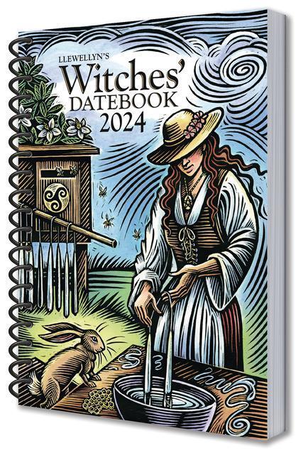 Cover: 9780738769042 | Llewellyn's 2024 Witches' Datebook | Llewellyn | Kalender | Englisch