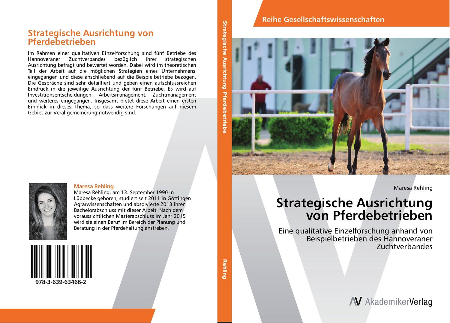 Cover: 9783639634662 | Strategische Ausrichtung von Pferdebetrieben | Maresa Rehling | Buch
