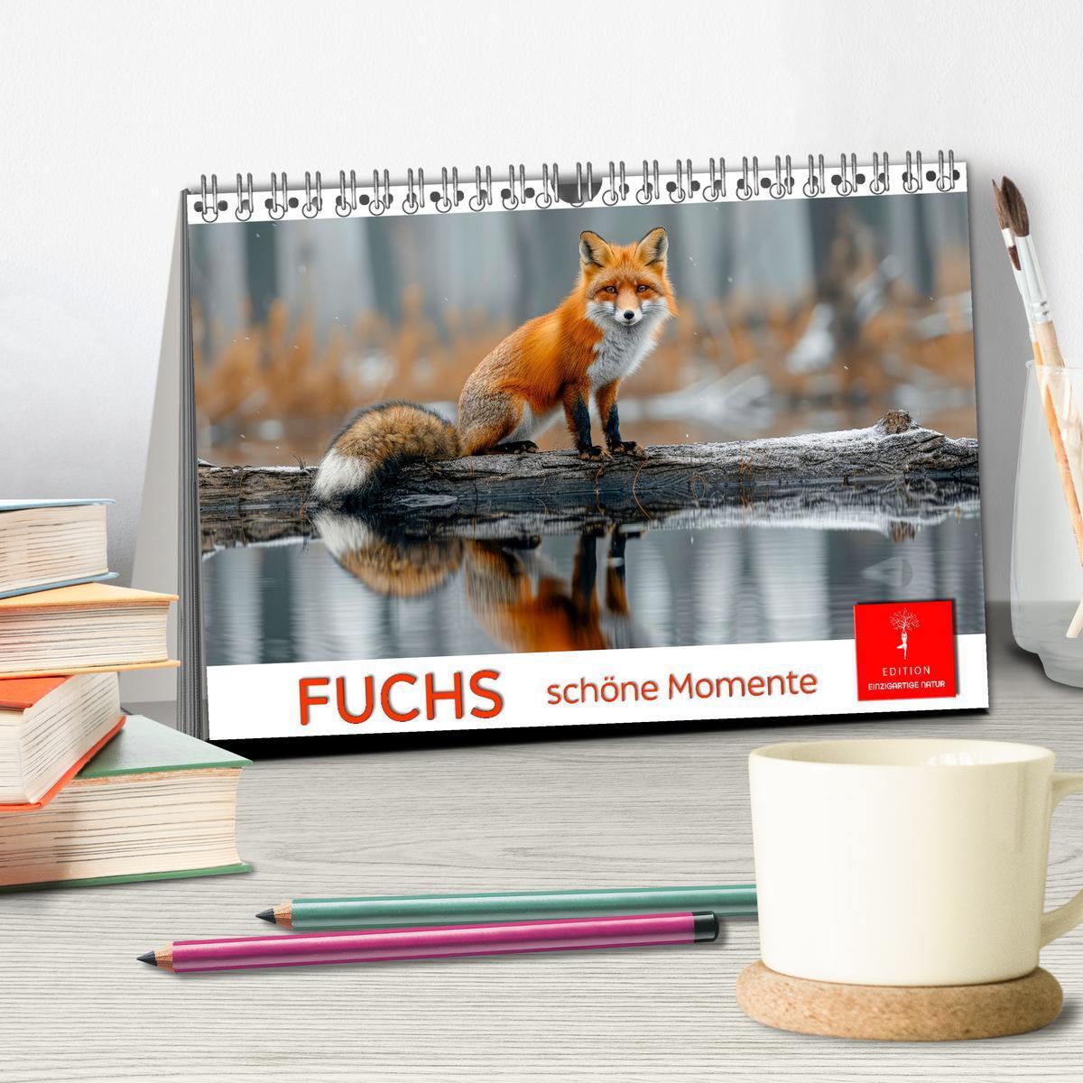 Bild: 9783383815324 | Fuchs - schöne Momente (Tischkalender 2025 DIN A5 quer), CALVENDO...