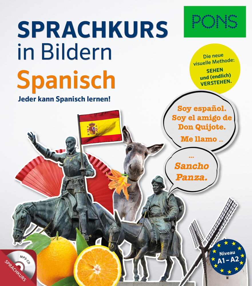 Cover: 9783125627734 | PONS Sprachkurs in Bildern Spanisch, m. MP3-CD | Margarita Sandoval