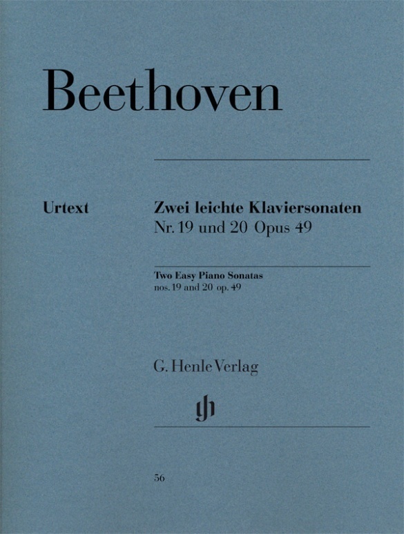 Cover: 9790201800561 | Beethoven, Ludwig van - Zwei leichte Klaviersonaten g-moll Nr. 19...