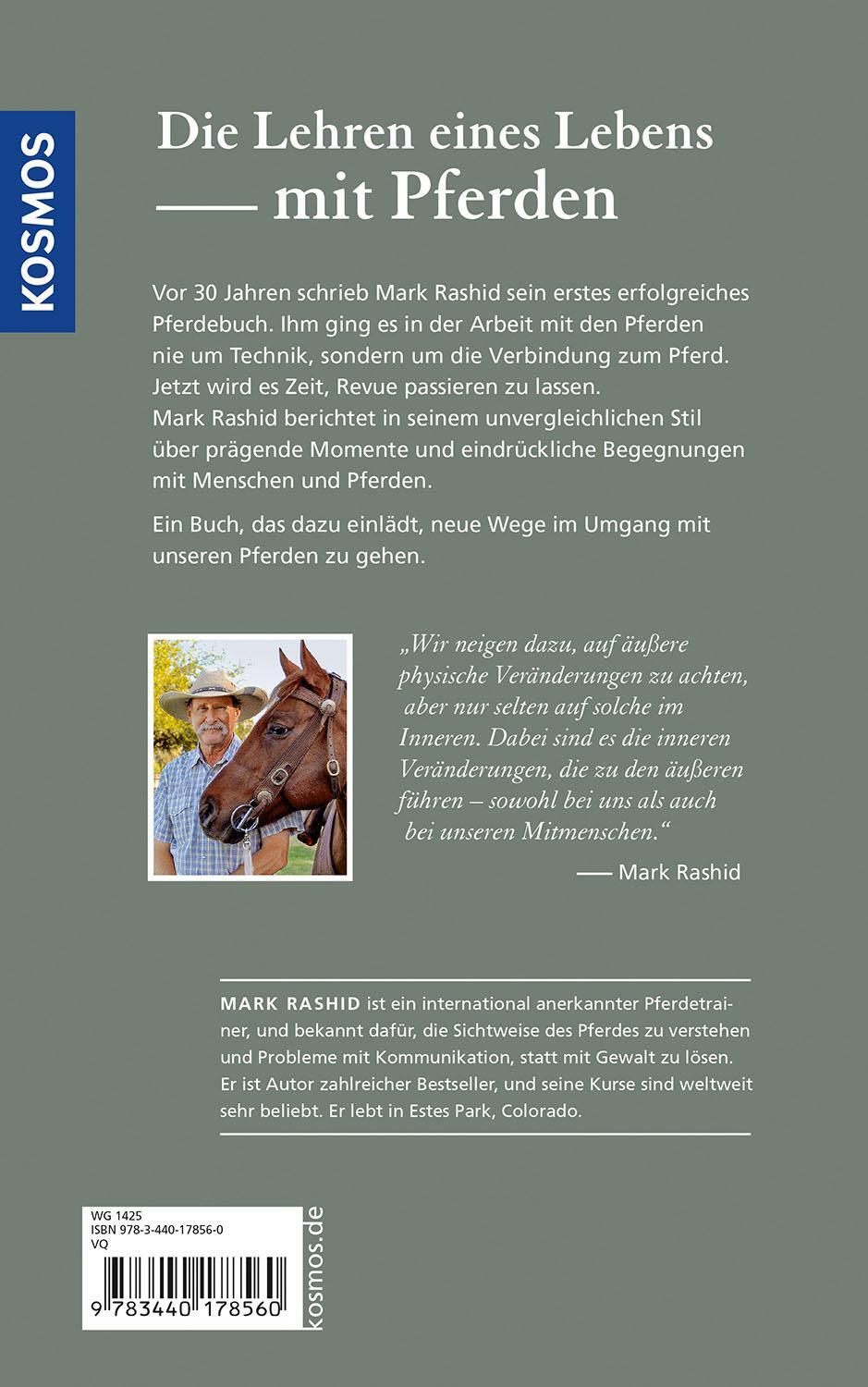 Bild: 9783440178560 | Aus Liebe zu den Pferden | Mark Rashid | Buch | 264 S. | Deutsch