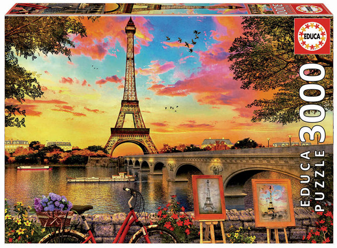 Cover: 8412668176751 | Sunset in Paris (Puzzle) | Spiel | In Spielebox | 9217675 | Deutsch