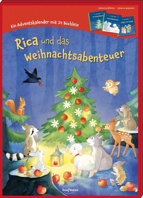 Cover: 9783780609915 | Rica und das Weihnachtsabenteuer | Ein Adventskalender mit 24 Büchlein