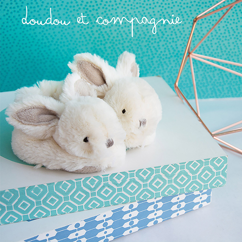 Cover: 3700335213102 | Bonbon Hase Füsslinge mit Rassel, taupe 0-6M | Lapin Bonbon | 8901310