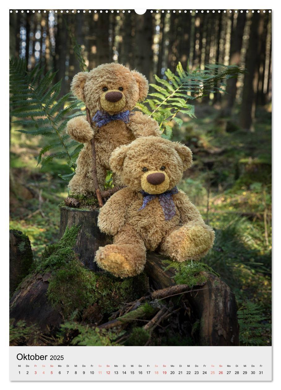 Bild: 9783435922116 | Travelling Teddy auf Welt-Tour (hochwertiger Premium Wandkalender...