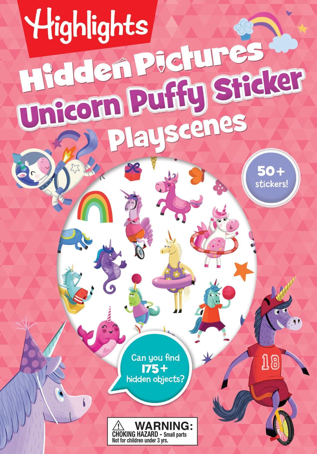 Cover: 9781644721155 | Unicorn Hidden Pictures Puffy Sticker Playscenes | Highlights | Buch