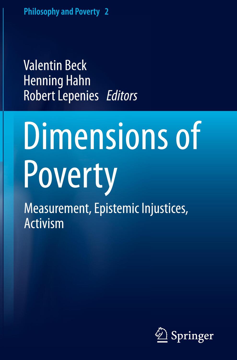 Cover: 9783030317102 | Dimensions of Poverty | Measurement, Epistemic Injustices, Activism