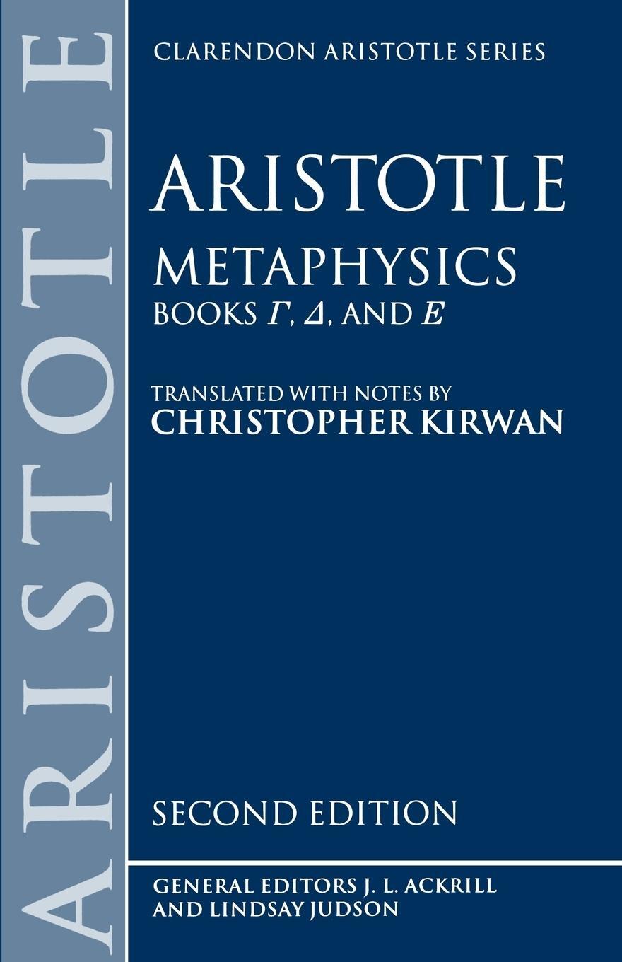 Cover: 9780198240877 | Metaphysics | Books Gamma, Delta, and Epsilon | Aristotle | Buch