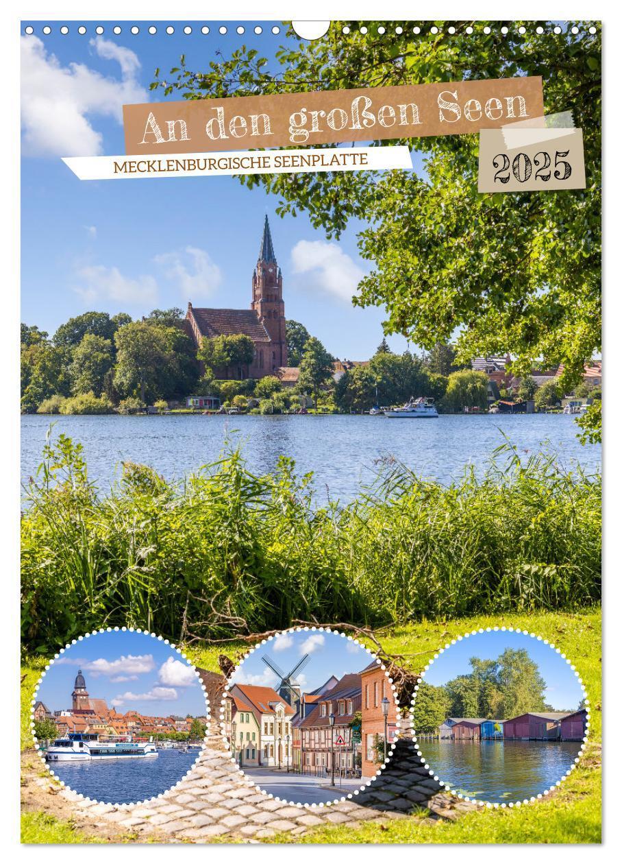 Cover: 9783435895717 | An den großen Seen der Mecklenburgischen Seenplatte (Wandkalender...