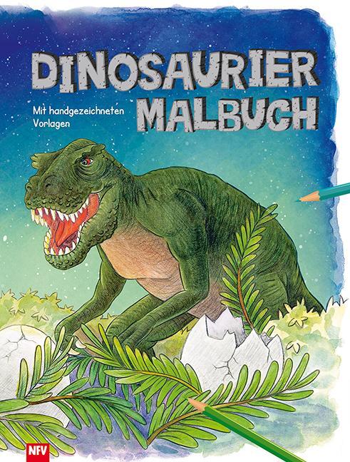 Cover: 9783849415112 | Dinosaurier - Malbuch | Mit handgezeichneten Vorlagen | Taschenbuch