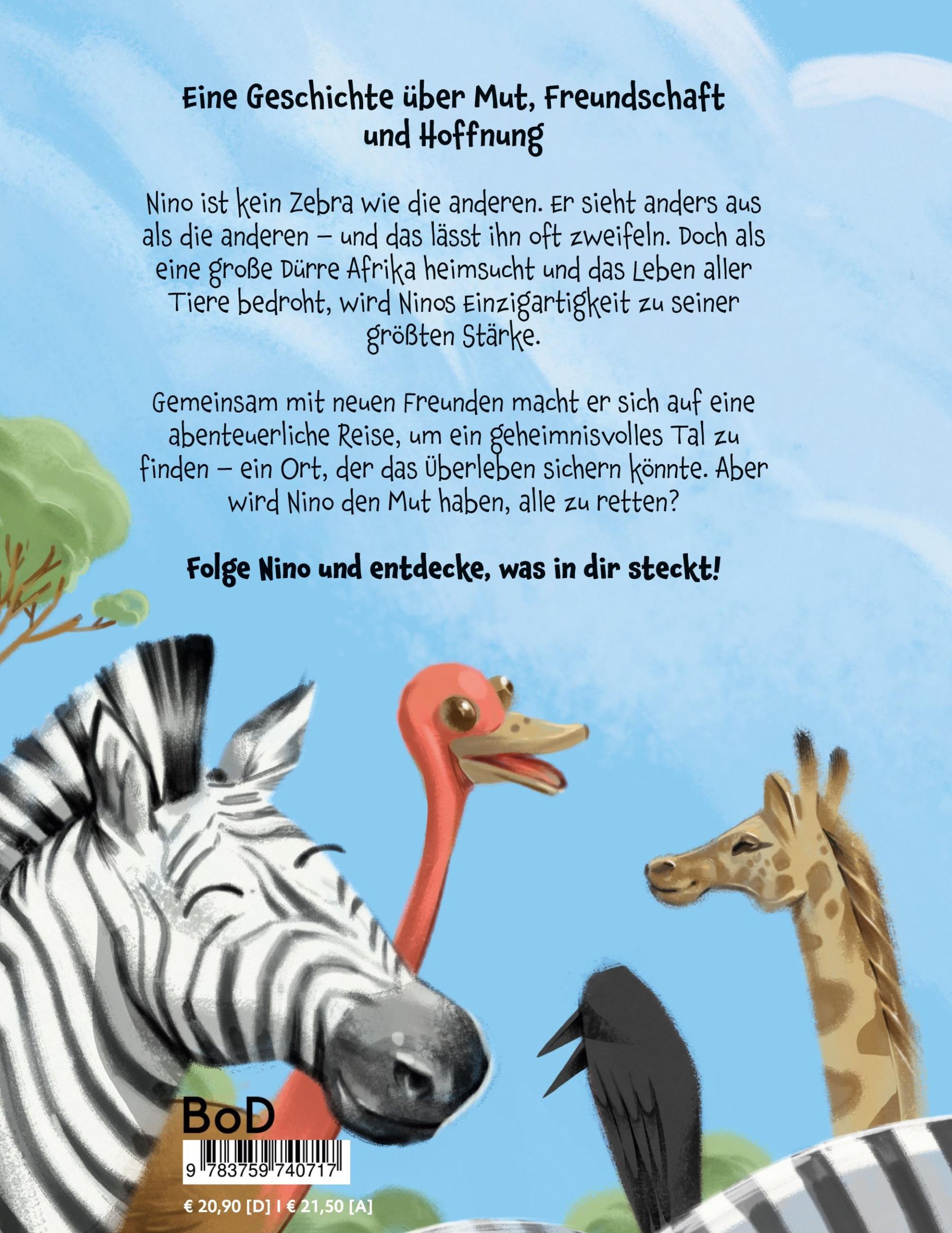 Rückseite: 9783759740717 | Das hässliche Zebra | mit Illustrationen von Russlan | Simone Tworek