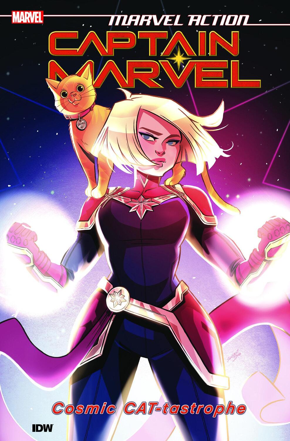Cover: 9781684056248 | Maggs, S: Marvel Action: Captain Marvel: Cosmic CAT-tastroph | Maggs