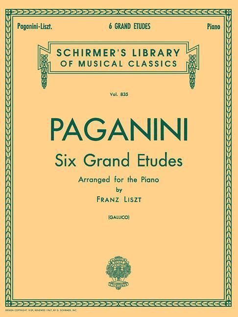 Cover: 9780793545339 | 6 Grande Etudes After N. Paganini | P. Gallico | Taschenbuch | Buch