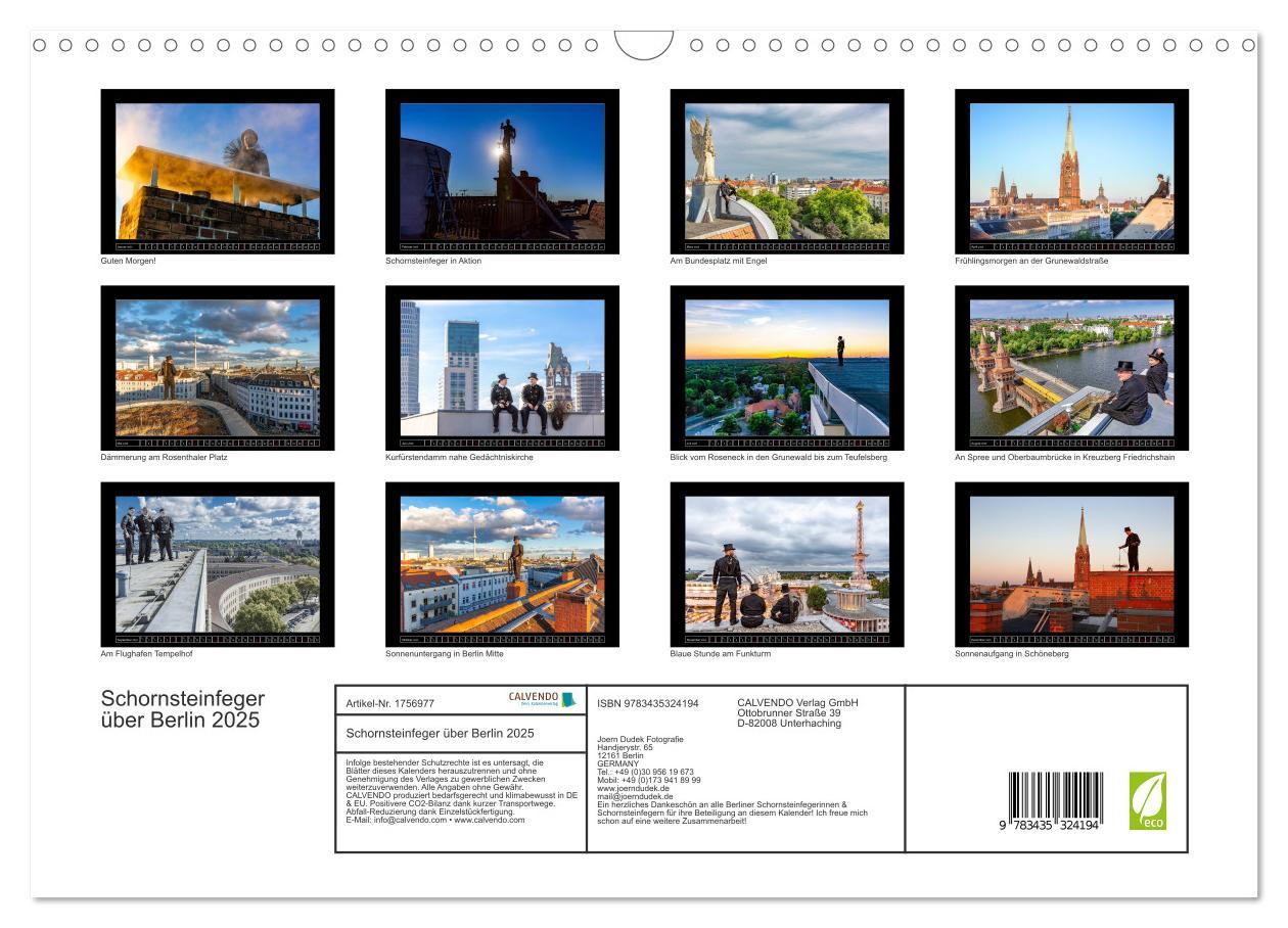 Bild: 9783435324194 | Schornsteinfeger über Berlin 2025 (Wandkalender 2025 DIN A3 quer),...