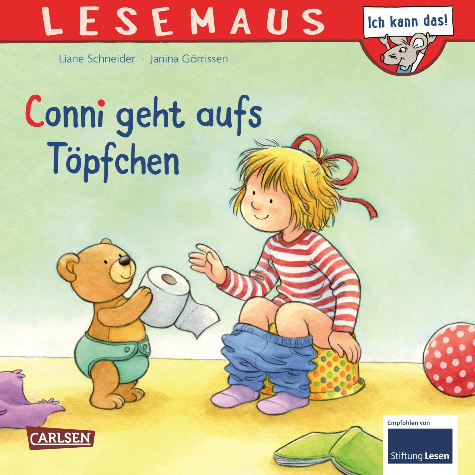 Cover: 9783551086884 | LESEMAUS 83: Conni geht aufs Töpfchen | Mit GRATIS Mitmach-Zeitschrift