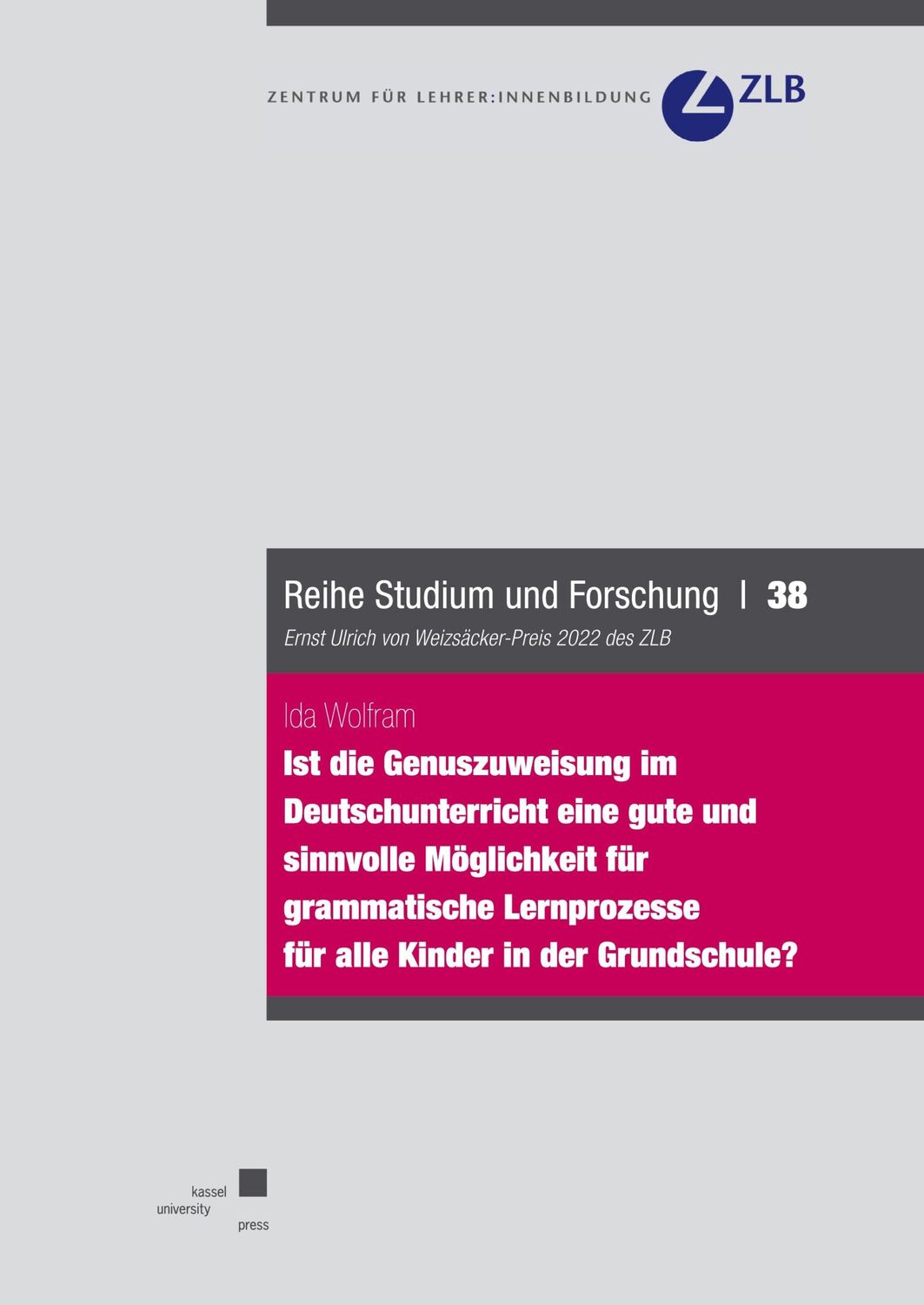 Cover: 9783737611367 | Ist die Genuszuweisung im Deutschunterricht eine gute und sinnvolle...