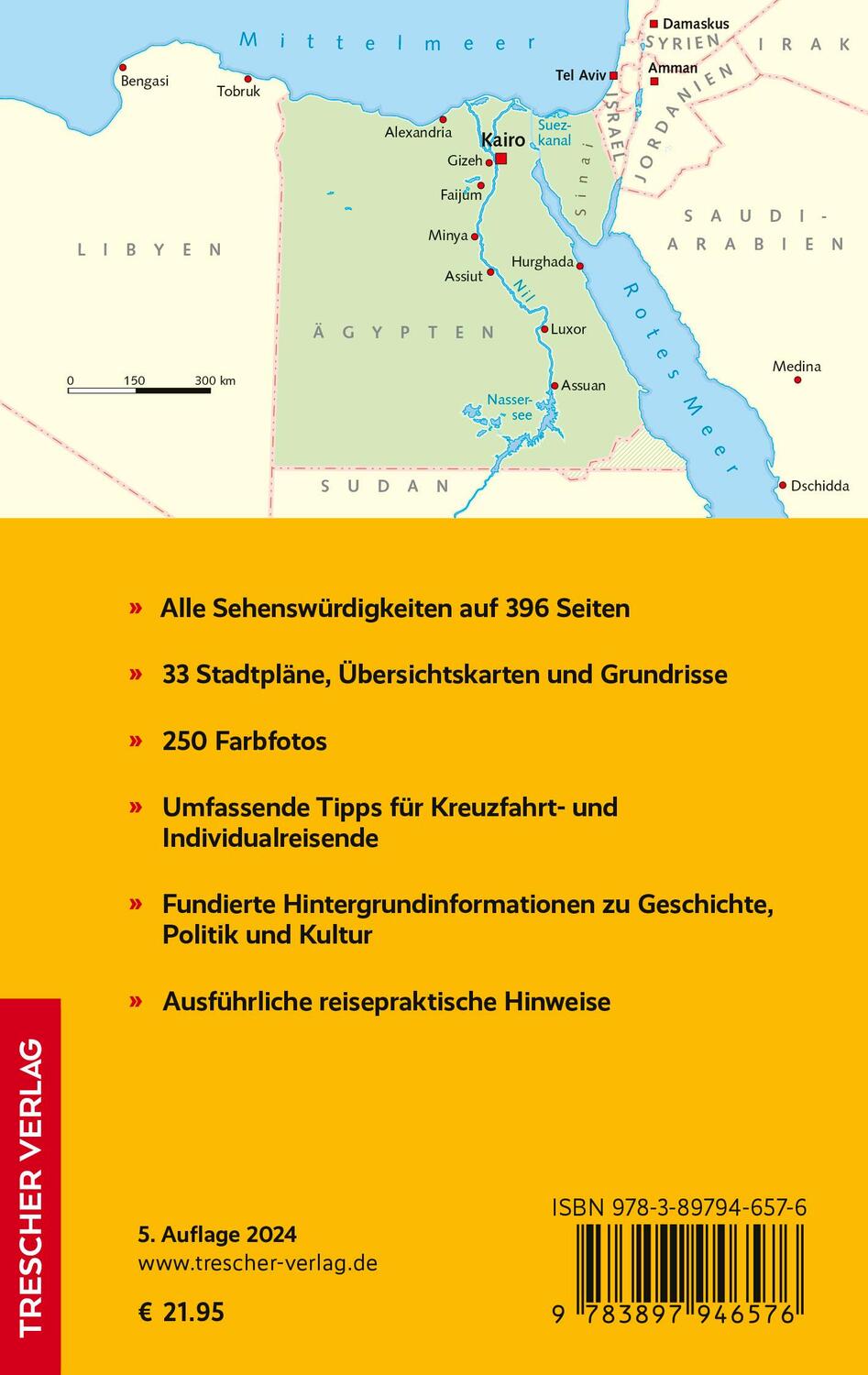 Rückseite: 9783897946576 | TRESCHER Reiseführer Kreuzfahrten Nil | Barbara Kreißl | Taschenbuch
