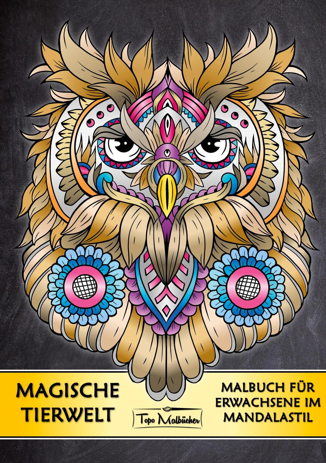 Cover: 9783347253629 | Malbuch für Erwachsene Tiere: Magische Tierwelt Ausmalbilder im...