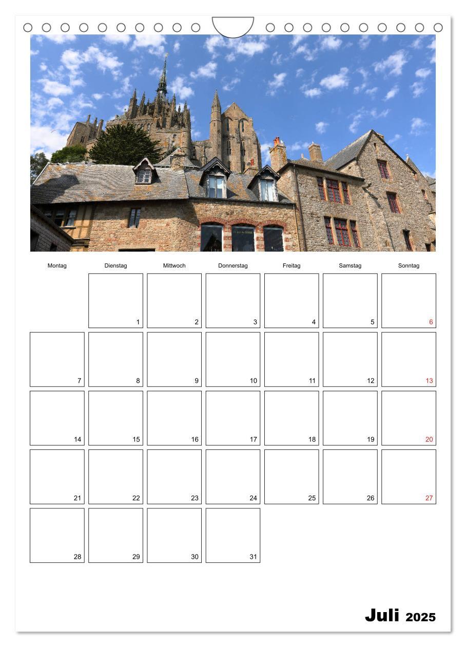 Bild: 9783435973590 | Wunderschöne Normandie (Wandkalender 2025 DIN A4 hoch), CALVENDO...