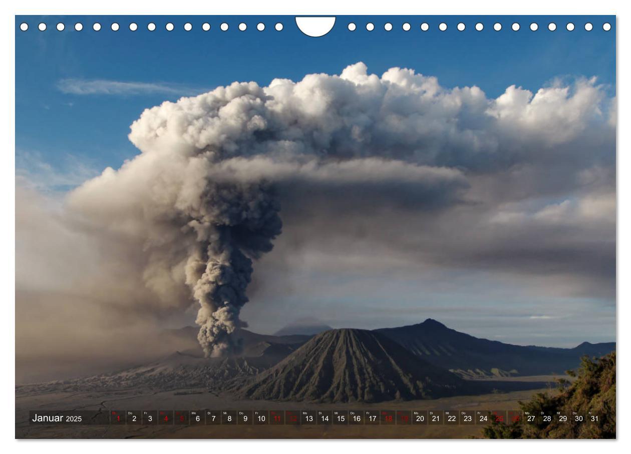 Bild: 9783435436330 | Vulkane - Magma, Lava, Eruptionen (Wandkalender 2025 DIN A4 quer),...