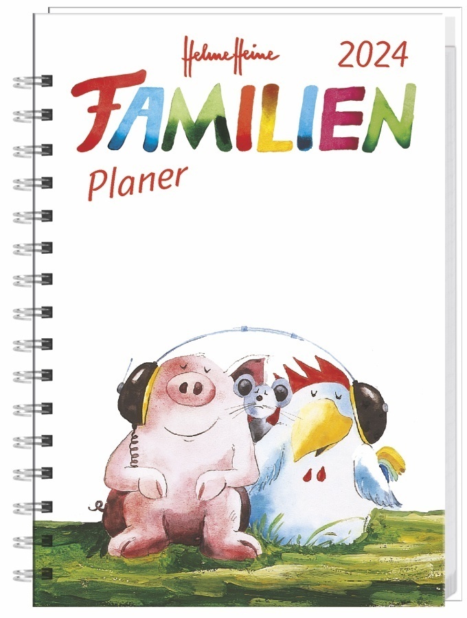 Cover: 9783756401079 | Helme Heine Familienplaner Buch A5 2024. Familienkalender mit 5...