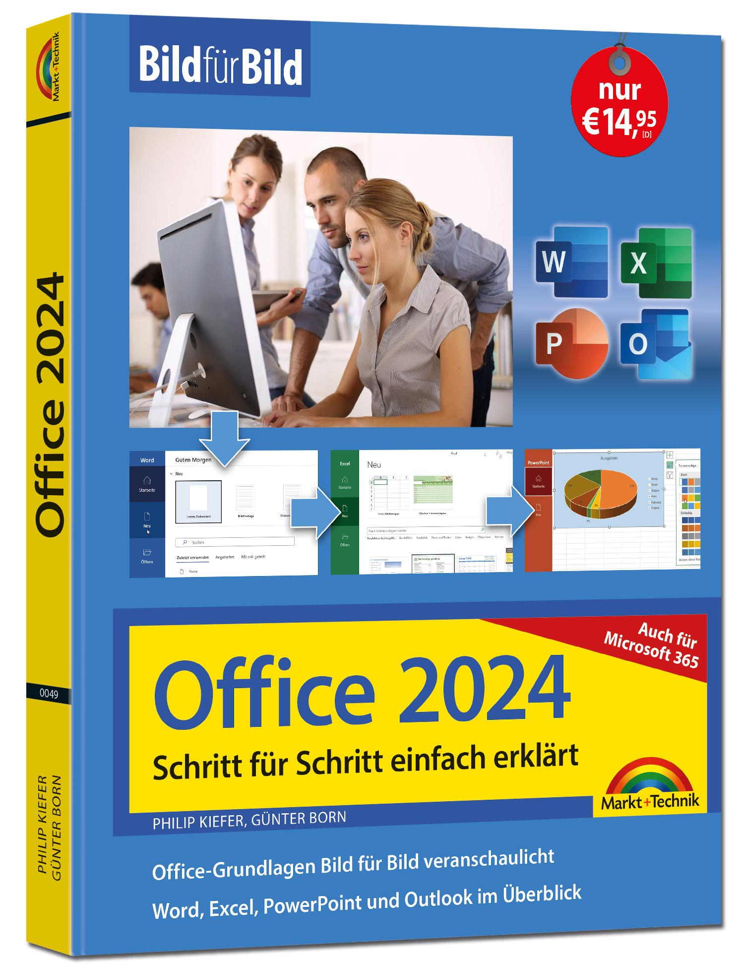 Cover: 9783988100498 | Office 2024 und Microsoft 365 | Philip Kiefer (u. a.) | Buch | 352 S.