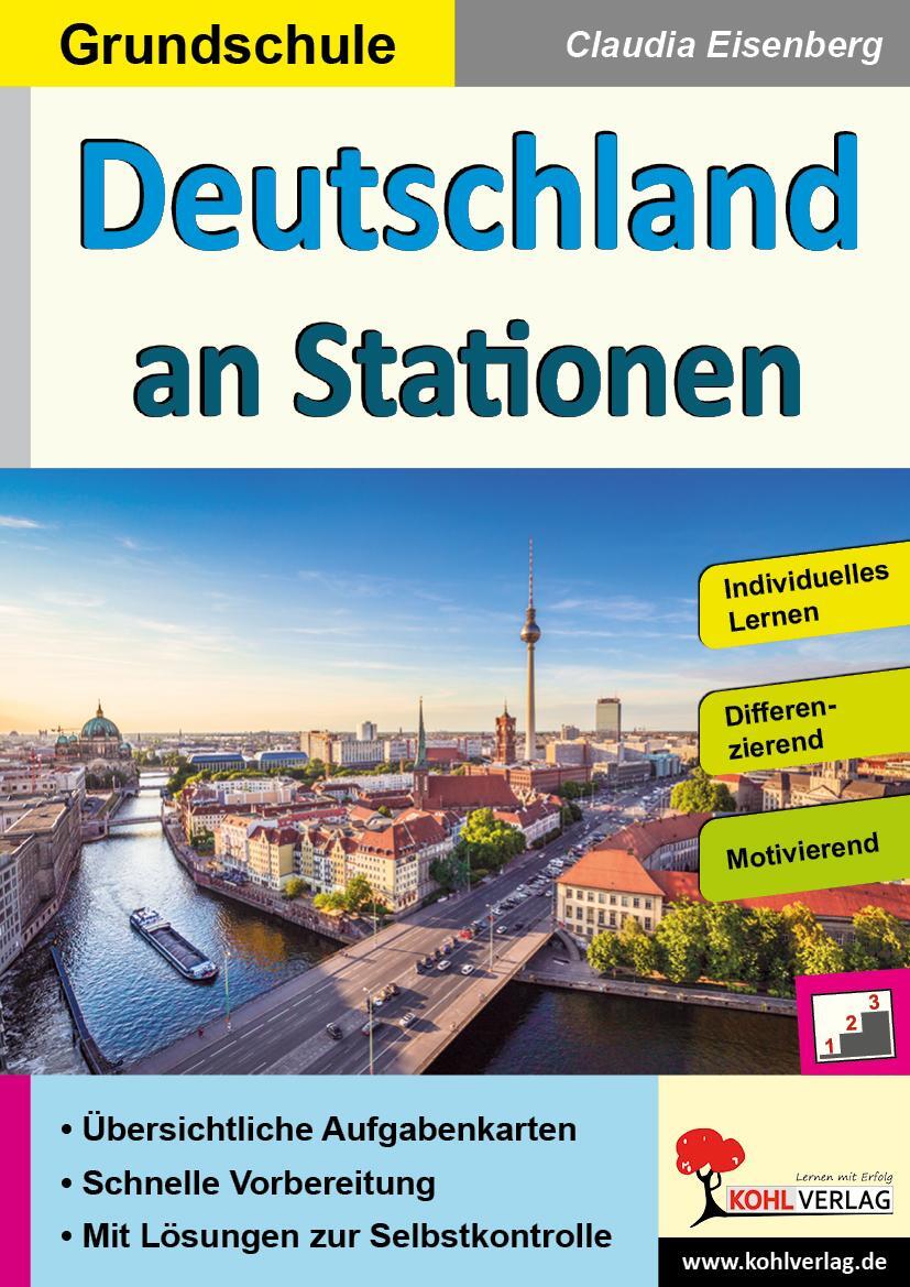 Cover: 9783960401155 | Deutschland an Stationen / Grundschule | Claudia Eisenberg | Buch