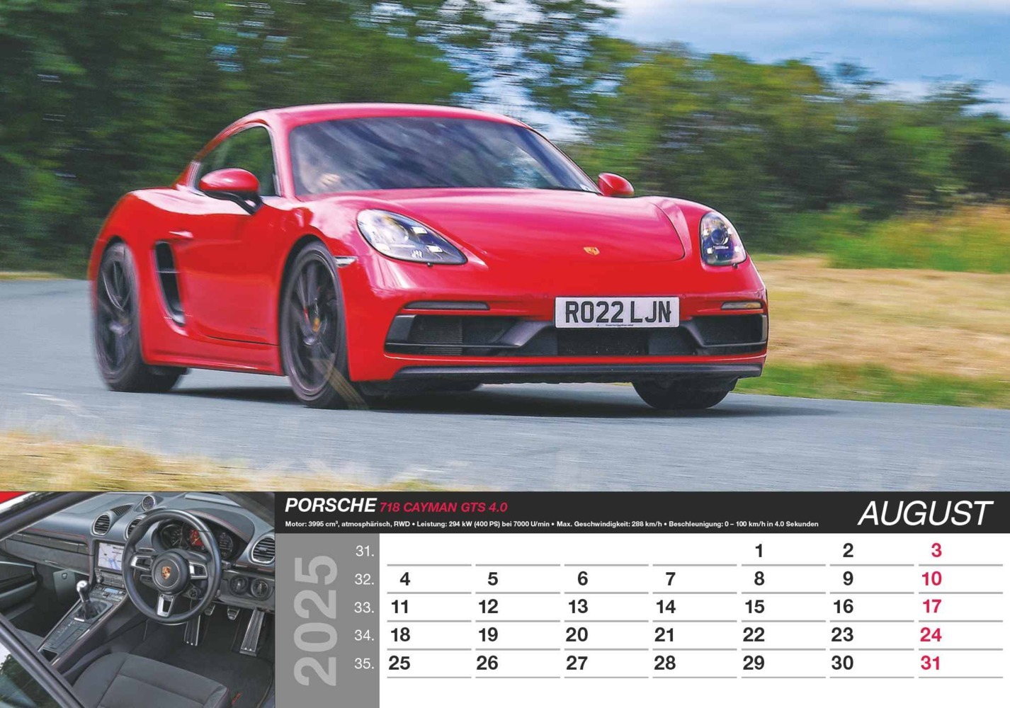 Bild: 4251732344115 | Alpha Edition - Fast Car 2025 Bildkalender, 48,5x34cm, Wandkalender...