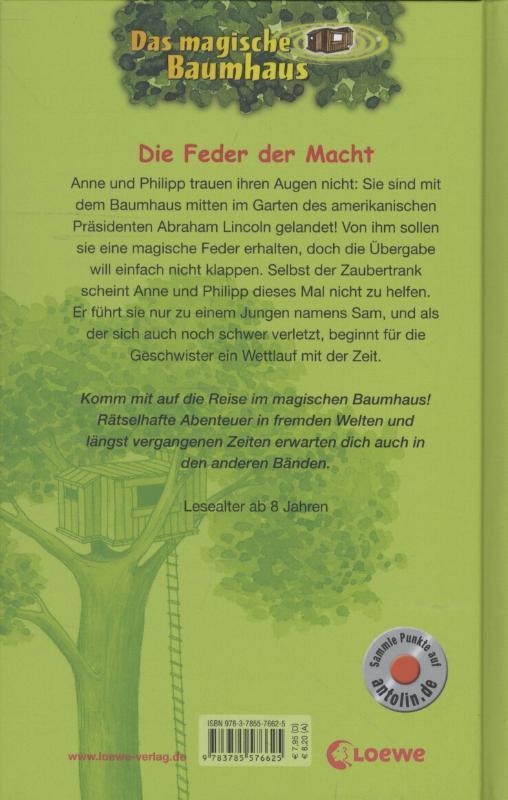 Rückseite: 9783785576625 | Das magische Baumhaus 45. Die Feder der Macht | Mary Pope Osborne