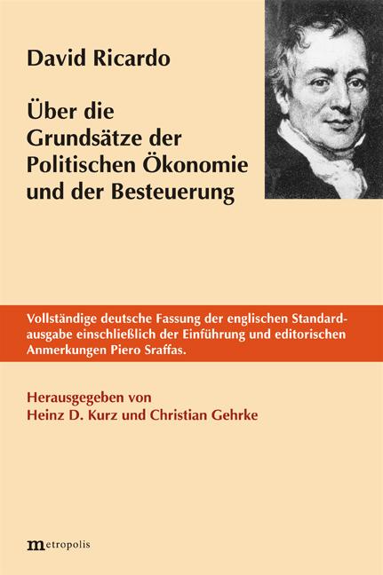 Cover: 9783895185403 | Über die Grundsätze der politischen Ökonomie und der Besteuerung