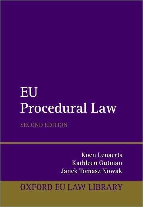 Cover: 9780198833086 | Eu Procedural Law | Koen Lenaerts (u. a.) | Buch | Englisch | 2023