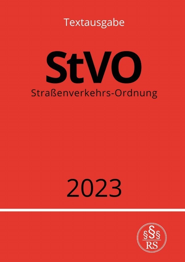 Cover: 9783757534288 | Straßenverkehrs-Ordnung - StVO 2023 | DE | Ronny Studier | Taschenbuch