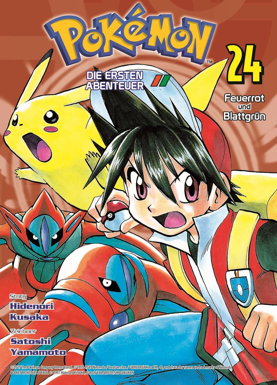 Cover: 9783741613845 | Pokémon - Die ersten Abenteuer | Bd. 24: Feuerrot und Blattgrün | Buch