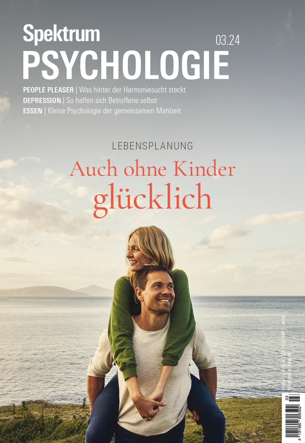 Cover: 9783958928282 | Spektrum Psychologie 3/2024 - Auch ohne Kinder glücklich | Taschenbuch
