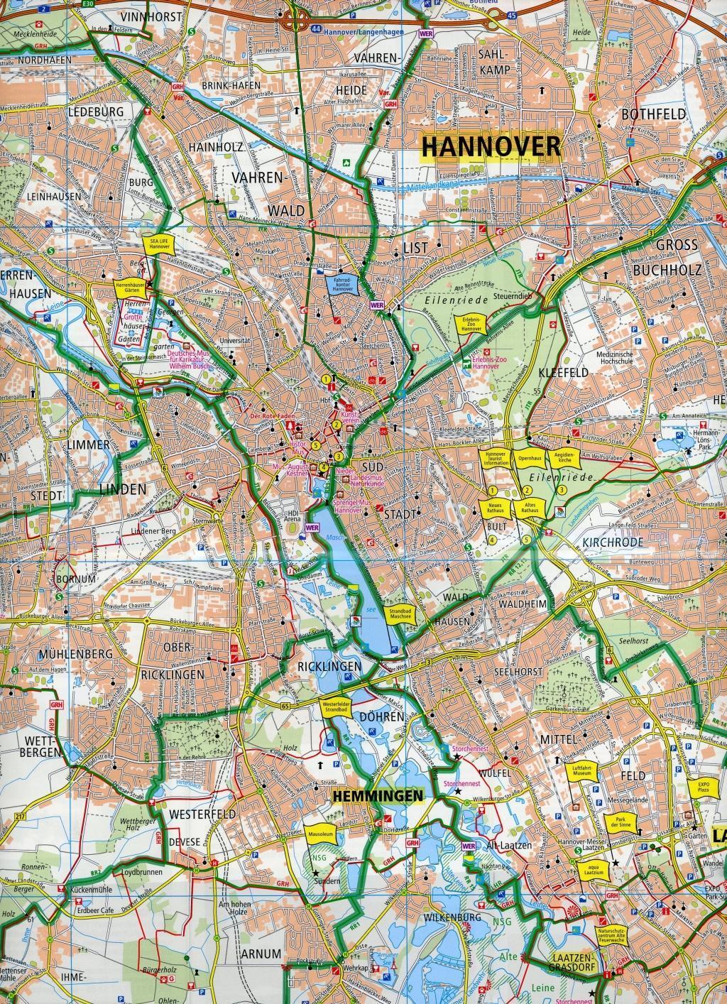 Bild: 9783899204865 | Hannover - Deister Rad- und Wanderkarte 1 : 50 000 | (Land-)Karte