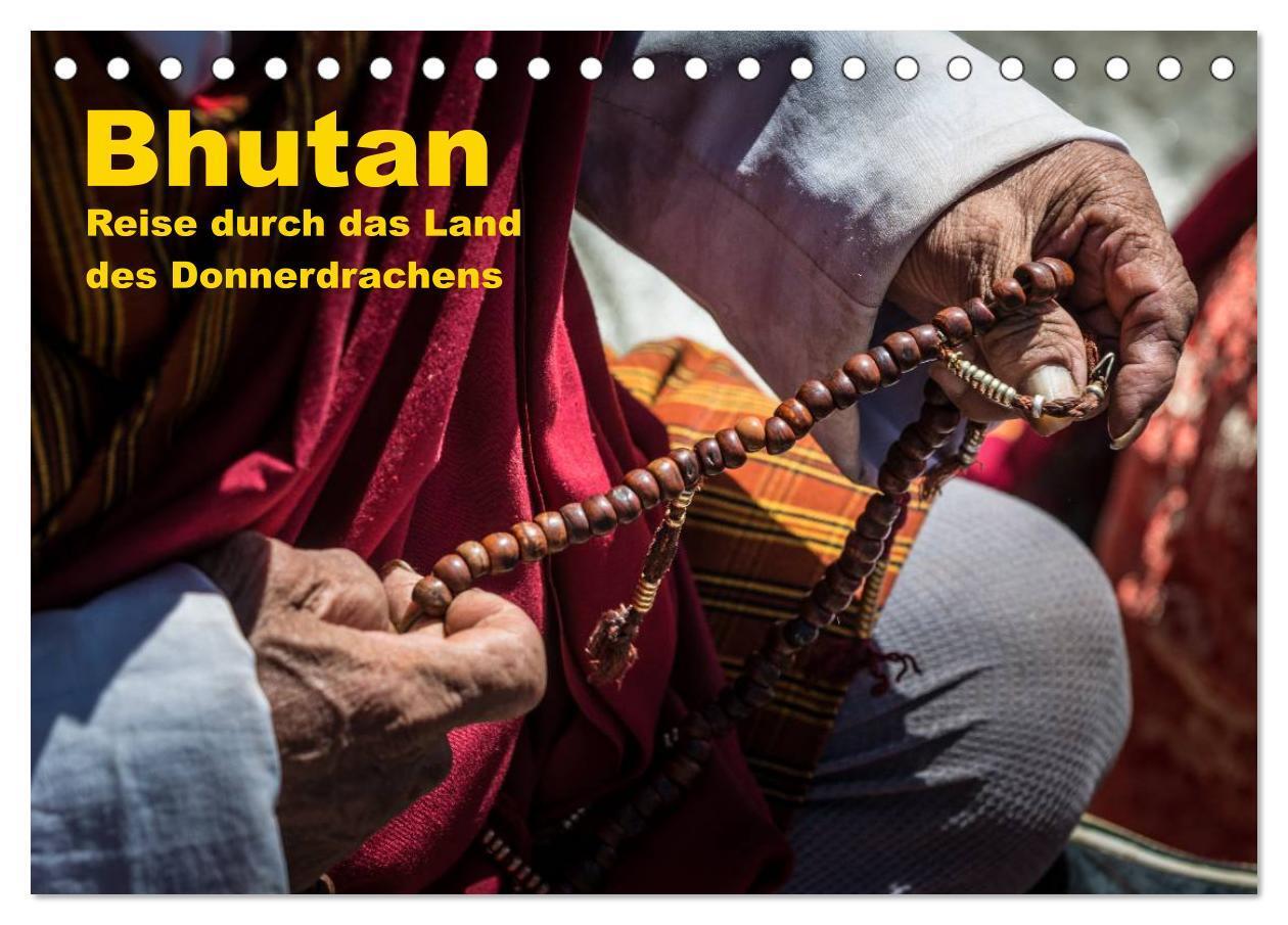 Cover: 9783435635740 | Bhutan - Reise durch das Land des Donnerdrachens (Tischkalender...